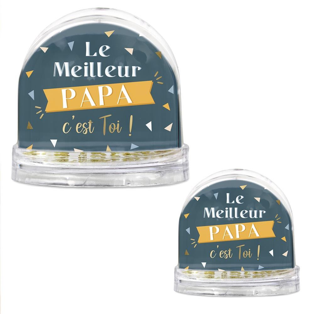 Boule a neige "le meilleur papa"