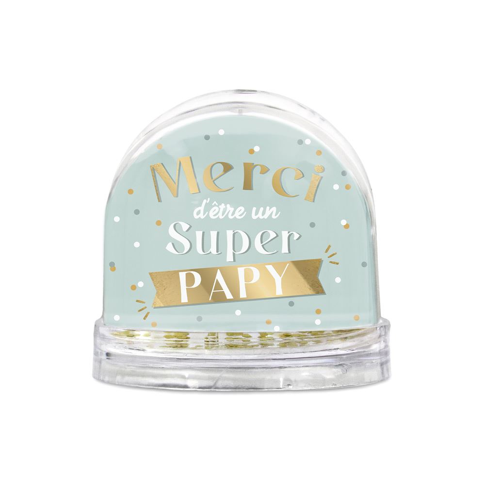 Boule a neige "super papy"