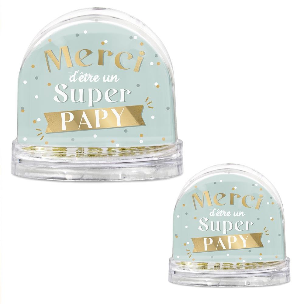 Boule a neige "super papy"