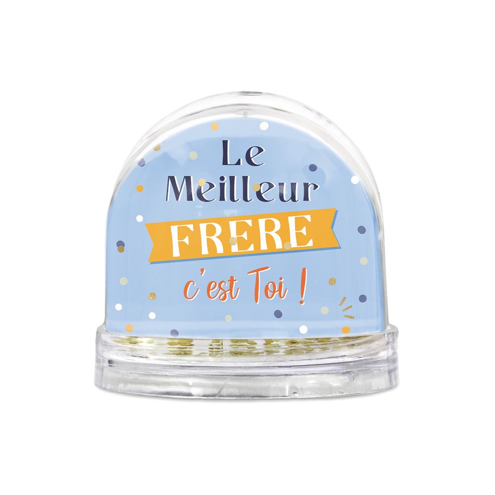 Boule a neige "meilleur frere"