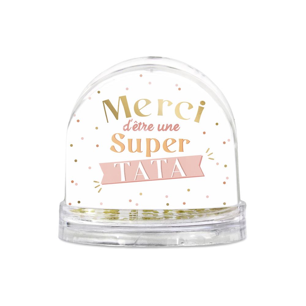 Boule a neige "super tata"