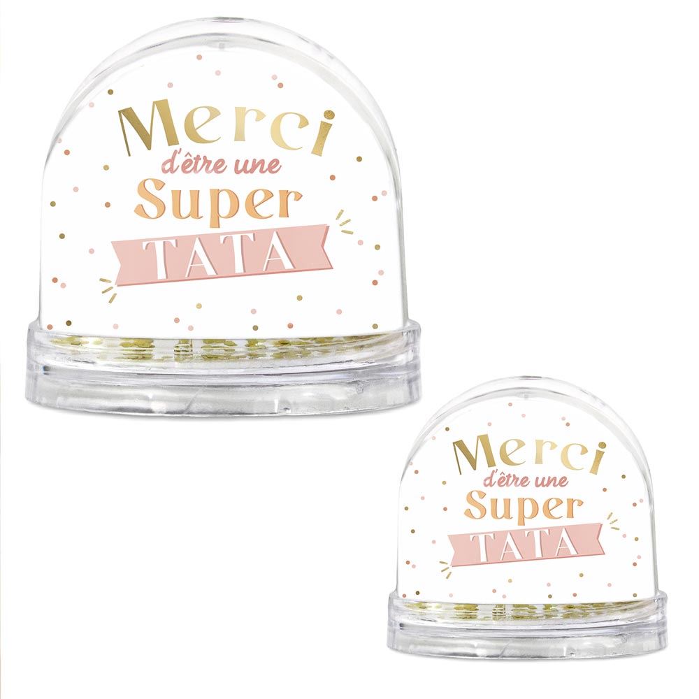 Boule a neige "super tata"