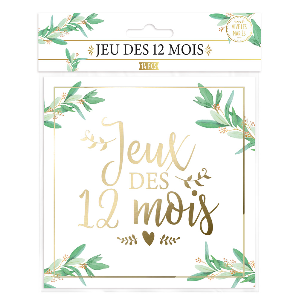 Jeu des 12 mois "vive les maries"