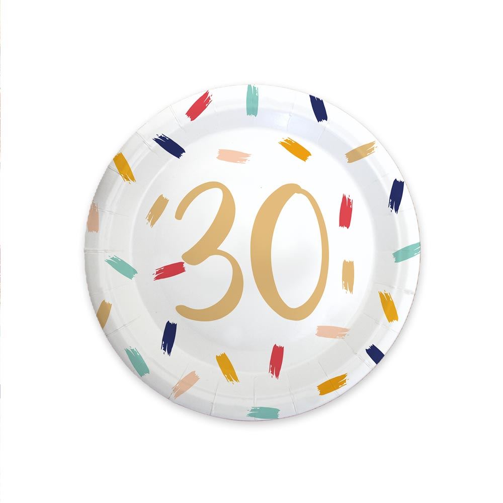 Pack 6 assiettes 30