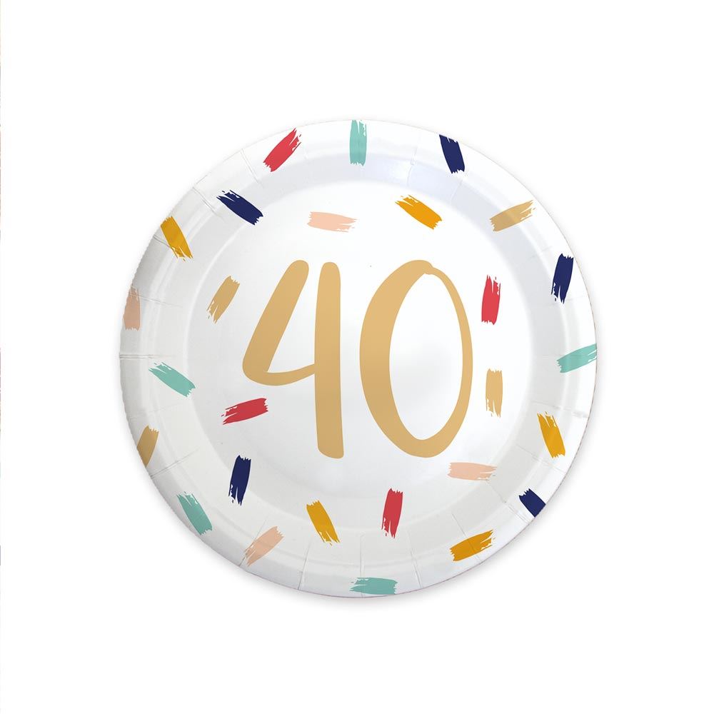 Pack 6 assiettes 40