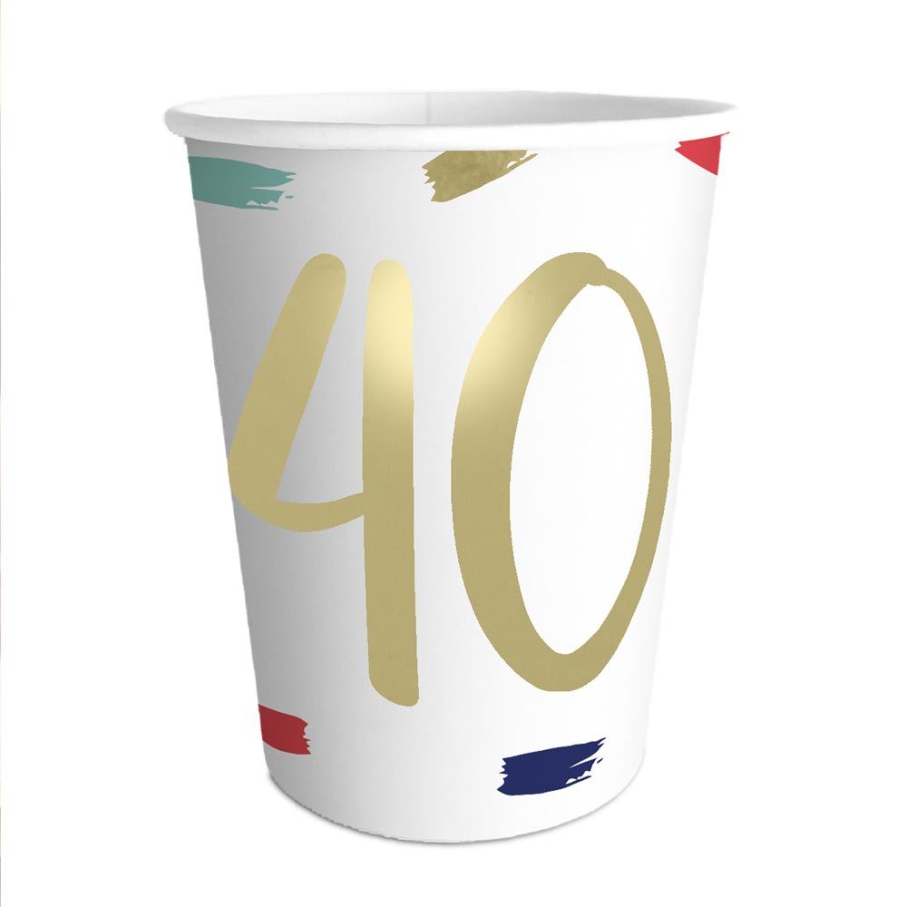 Pack 6 gobelets 40