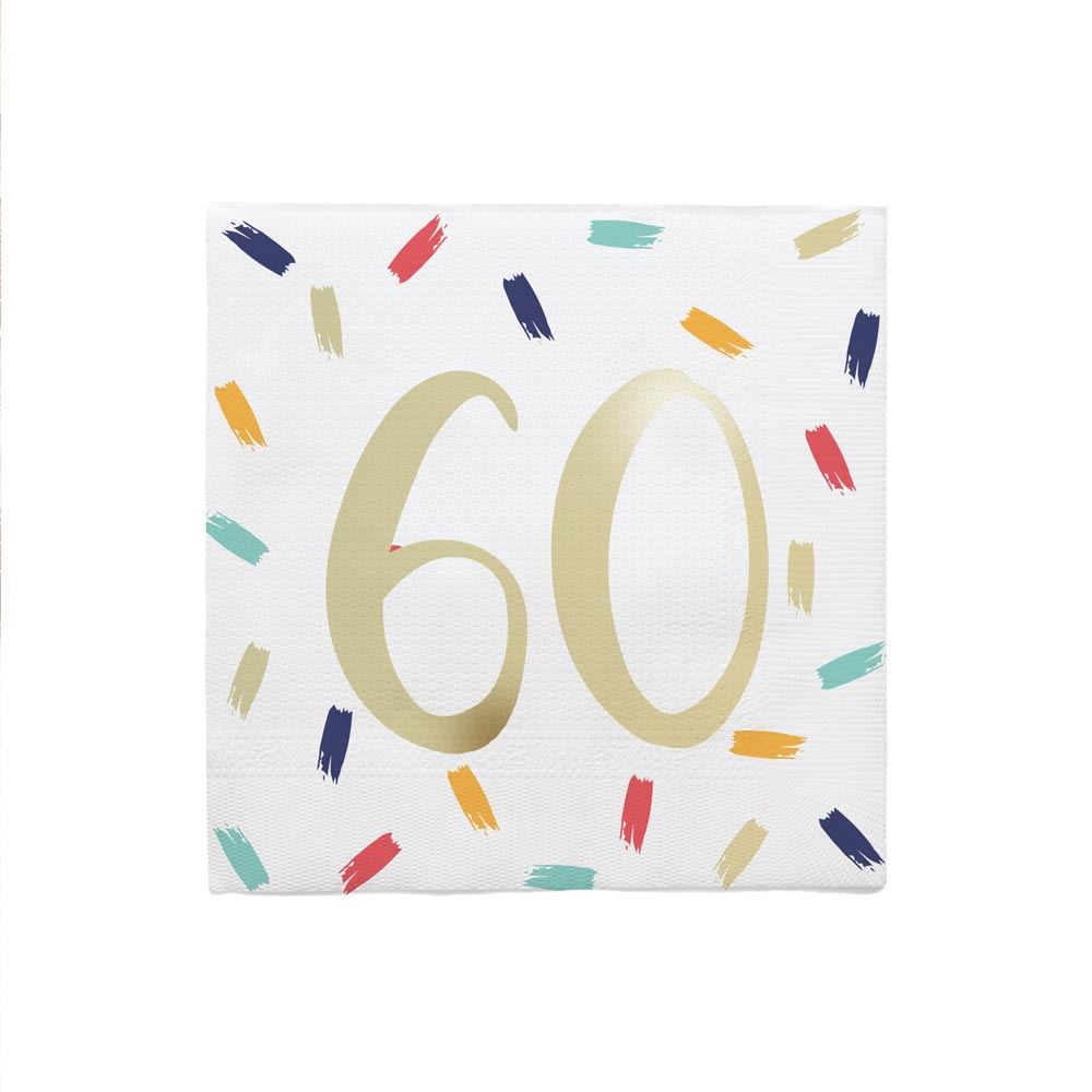 Pack 10 serviettes 60aine