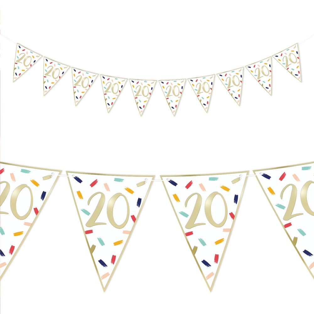 Guirlande fanions age 20