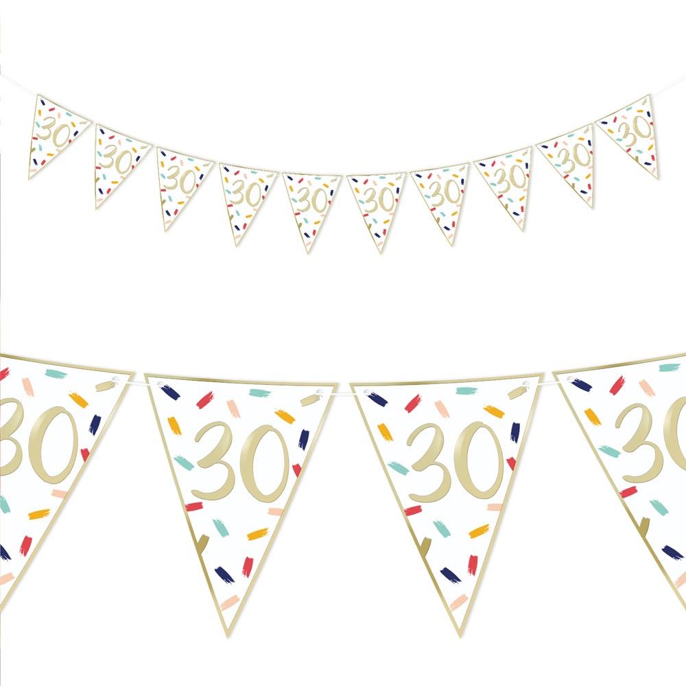 Guirlande fanions age 30