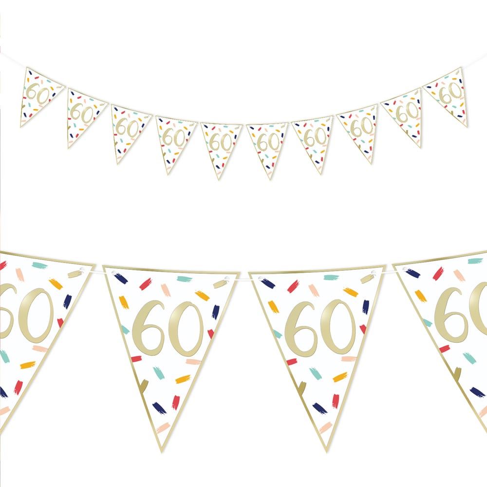 Guirlande fanions age 60