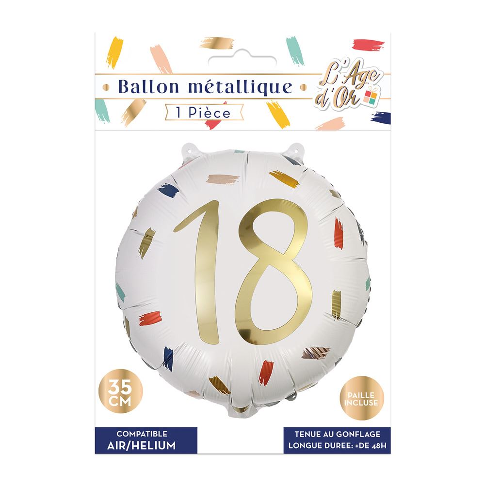 Ballon metal 18