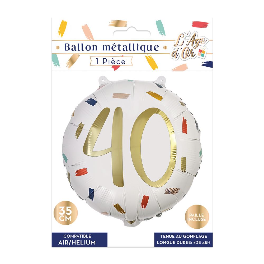 Ballon metal 40