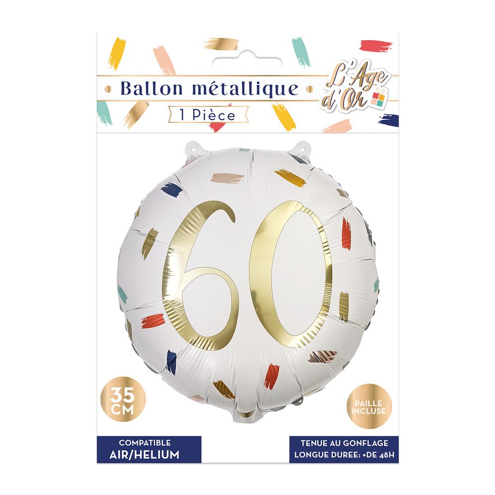 Ballon metal 60