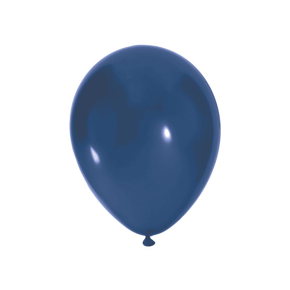 Sachet 20 ballons bleu marine