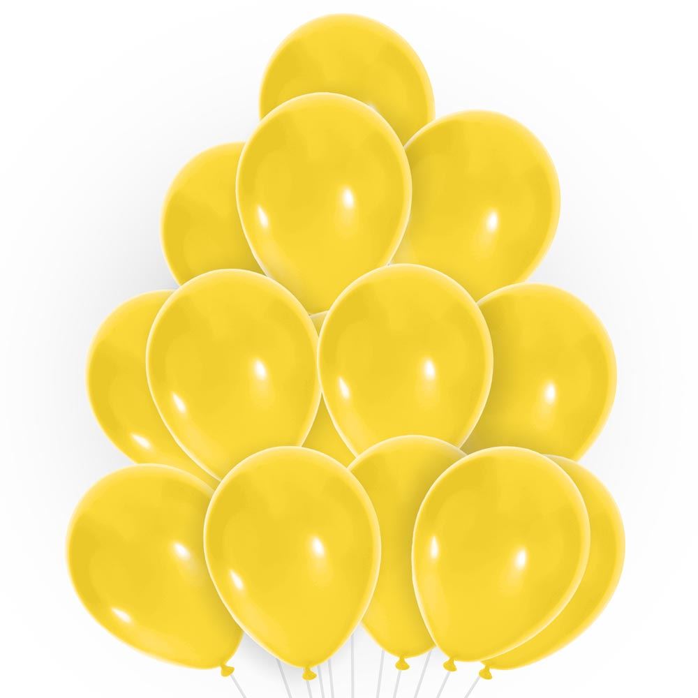 Sachet 20 ballons jaune citron