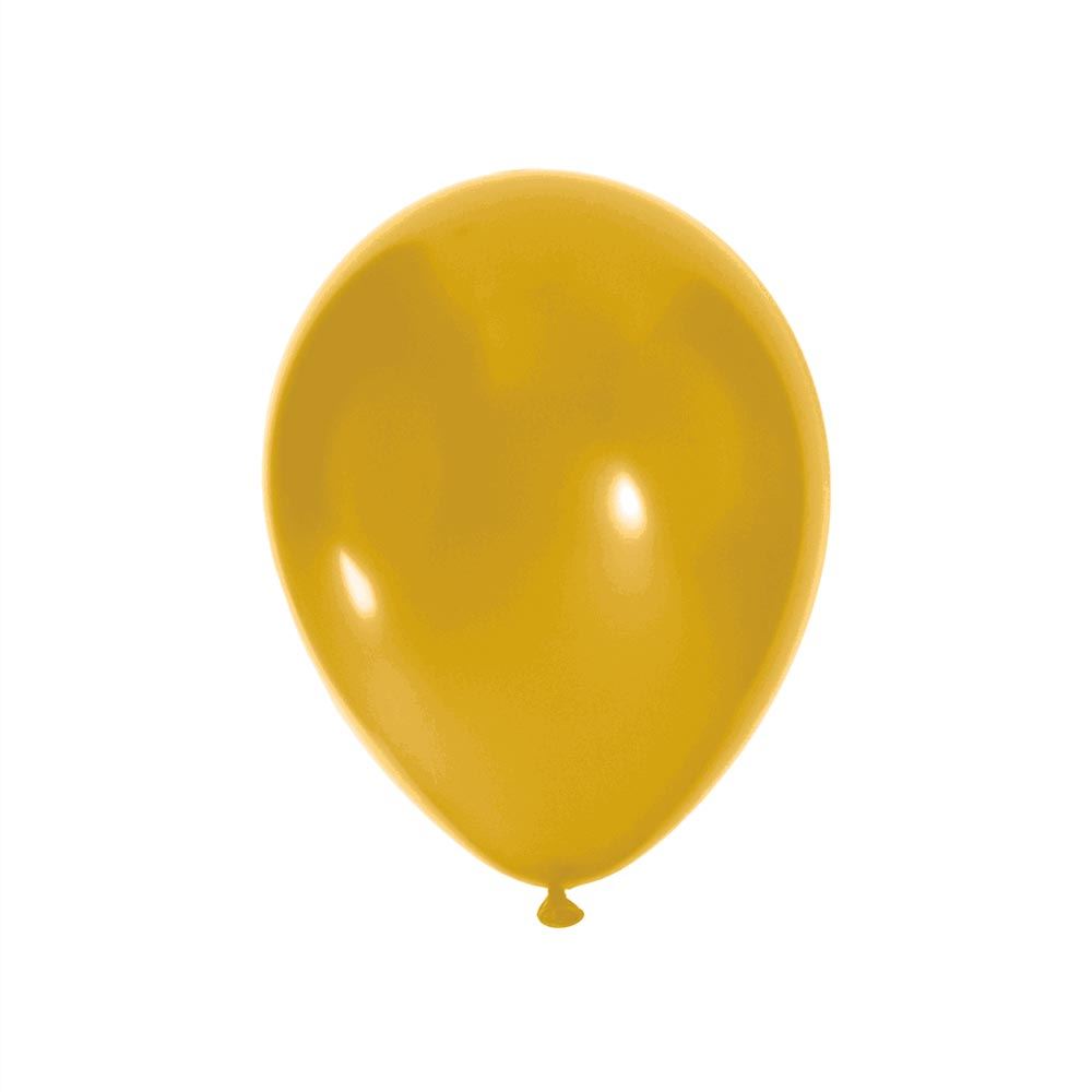 Sachet 20 ballons miel dore