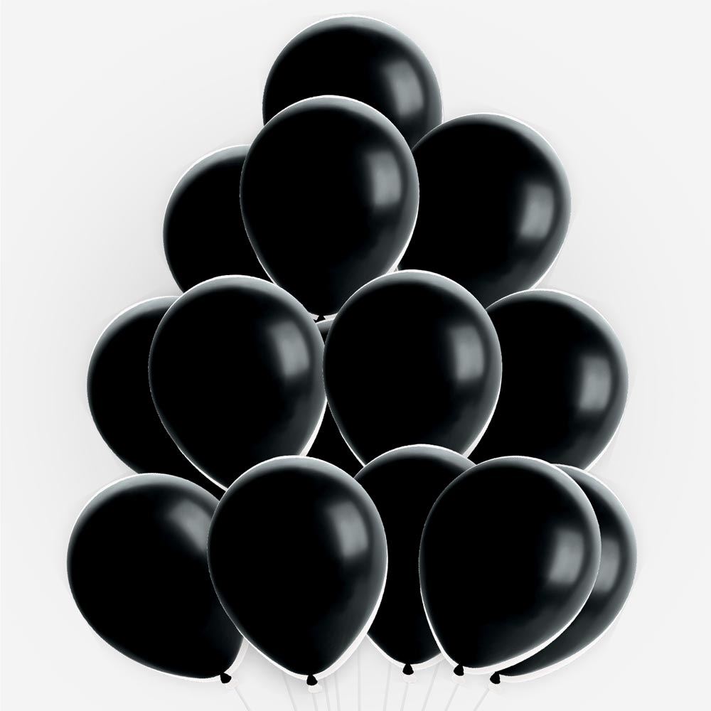 Sachet 20 ballons noir