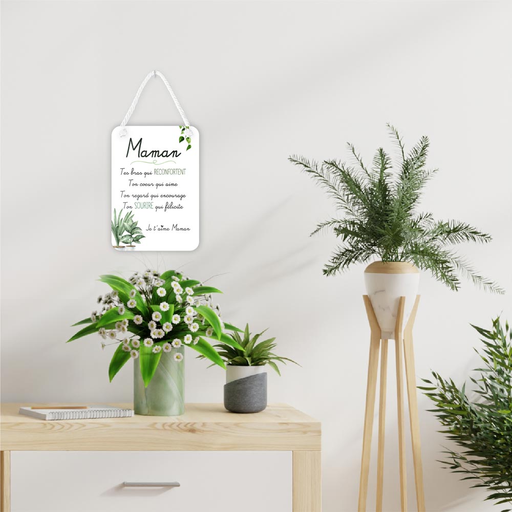 Plaque affective "maman"