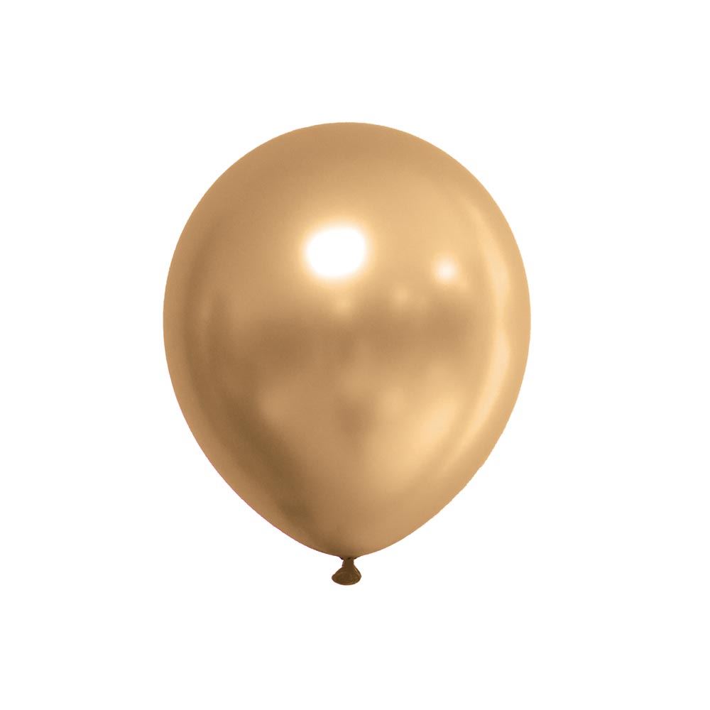 Sachet 10 ballons dore