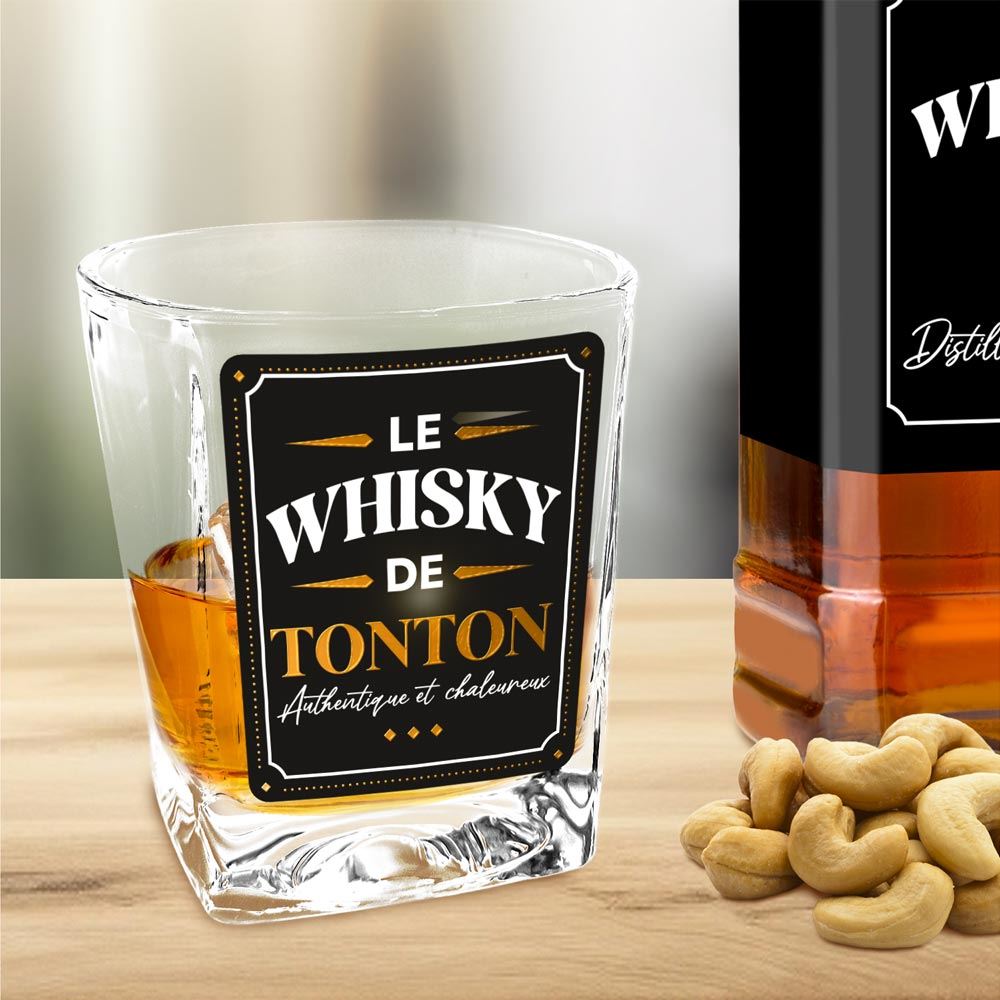 Verre a whisky "le whisky de tonton"
