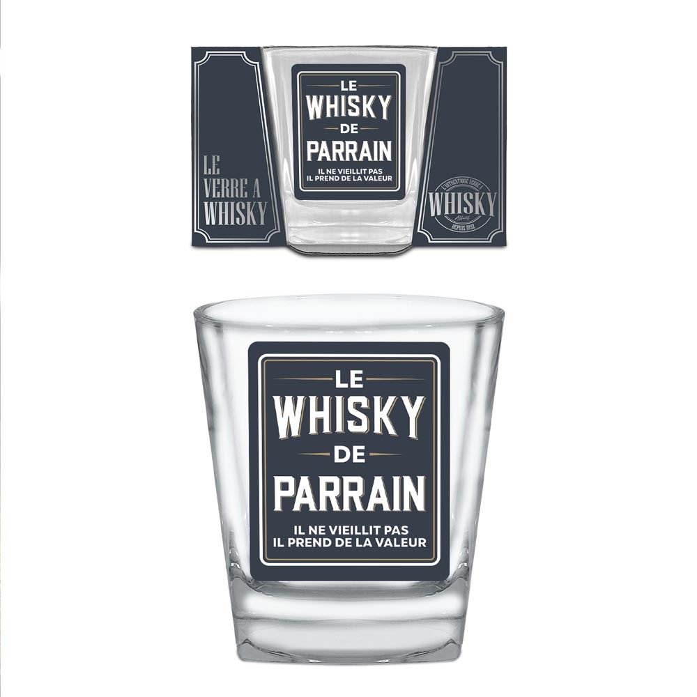 Verre a whisky "le whisky de parrain"