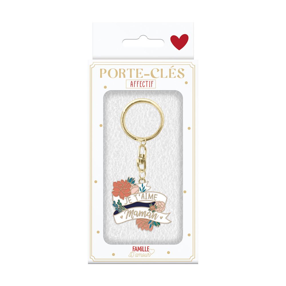 Porte cle "je t aime maman"