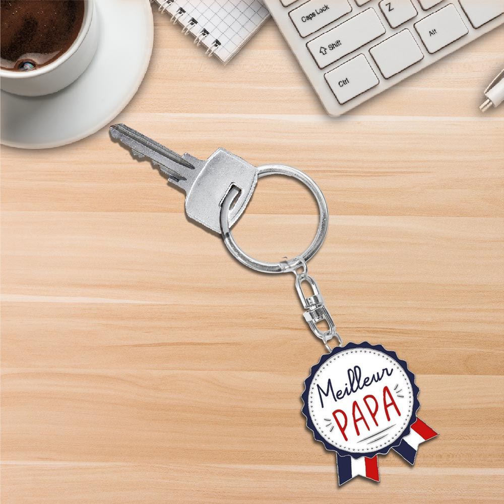 Porte cle "meilleur papa"