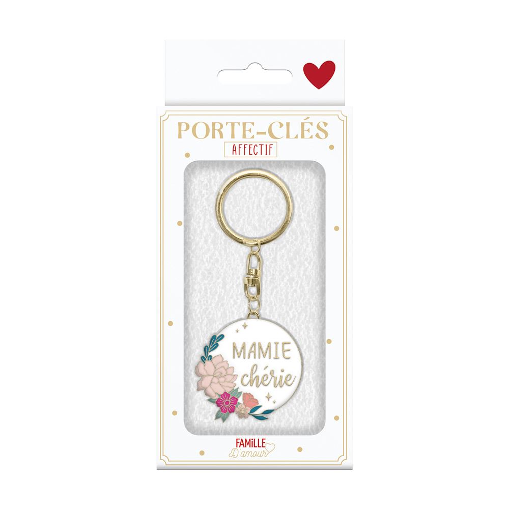 Porte cle "mamie cherie"