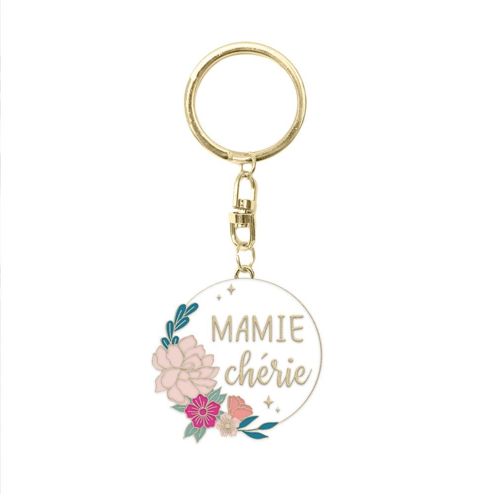 Porte cle "mamie cherie"