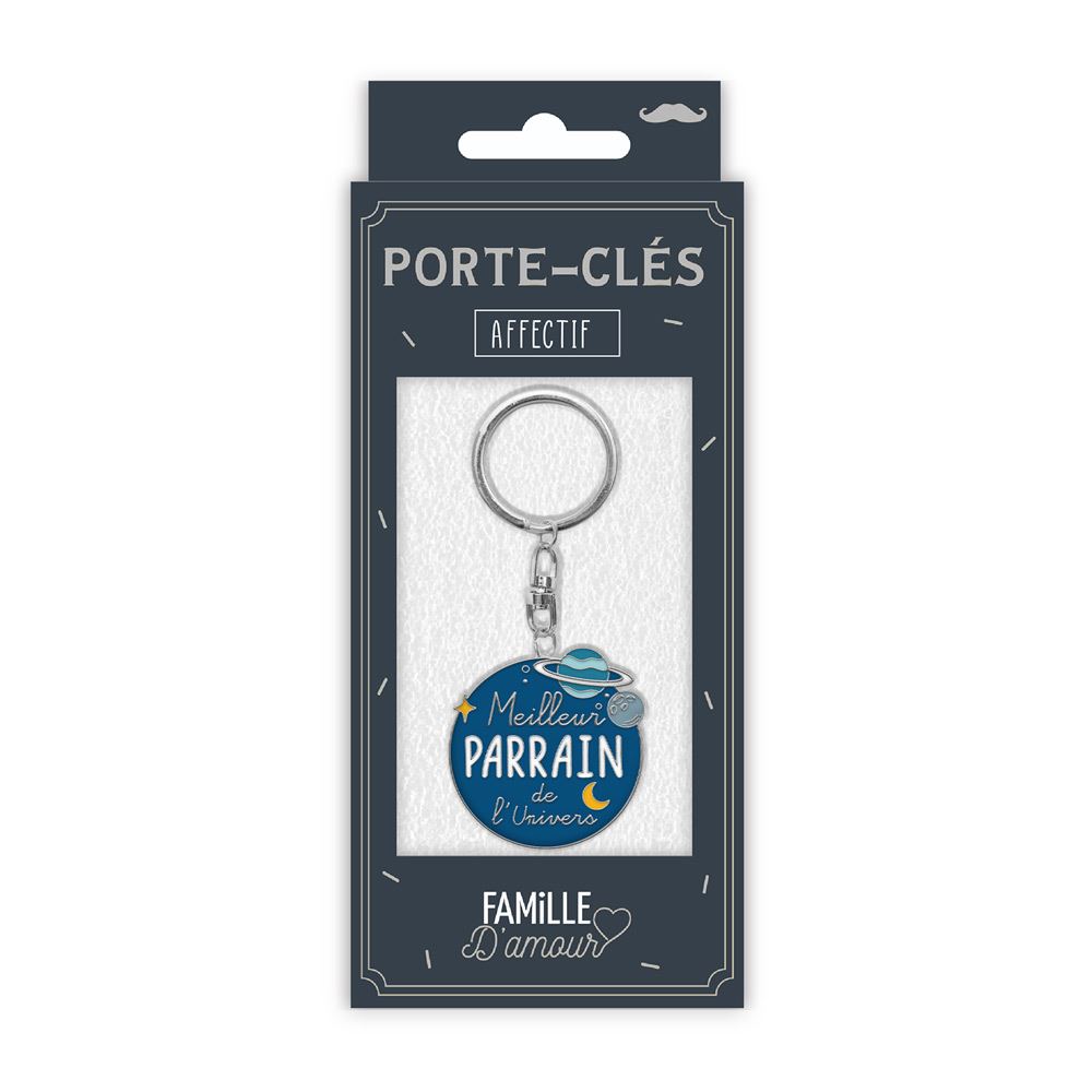 Porte cle "meilleur parrain"