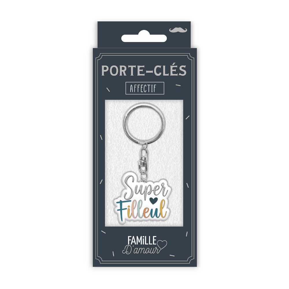 Porte cle "super filleul"