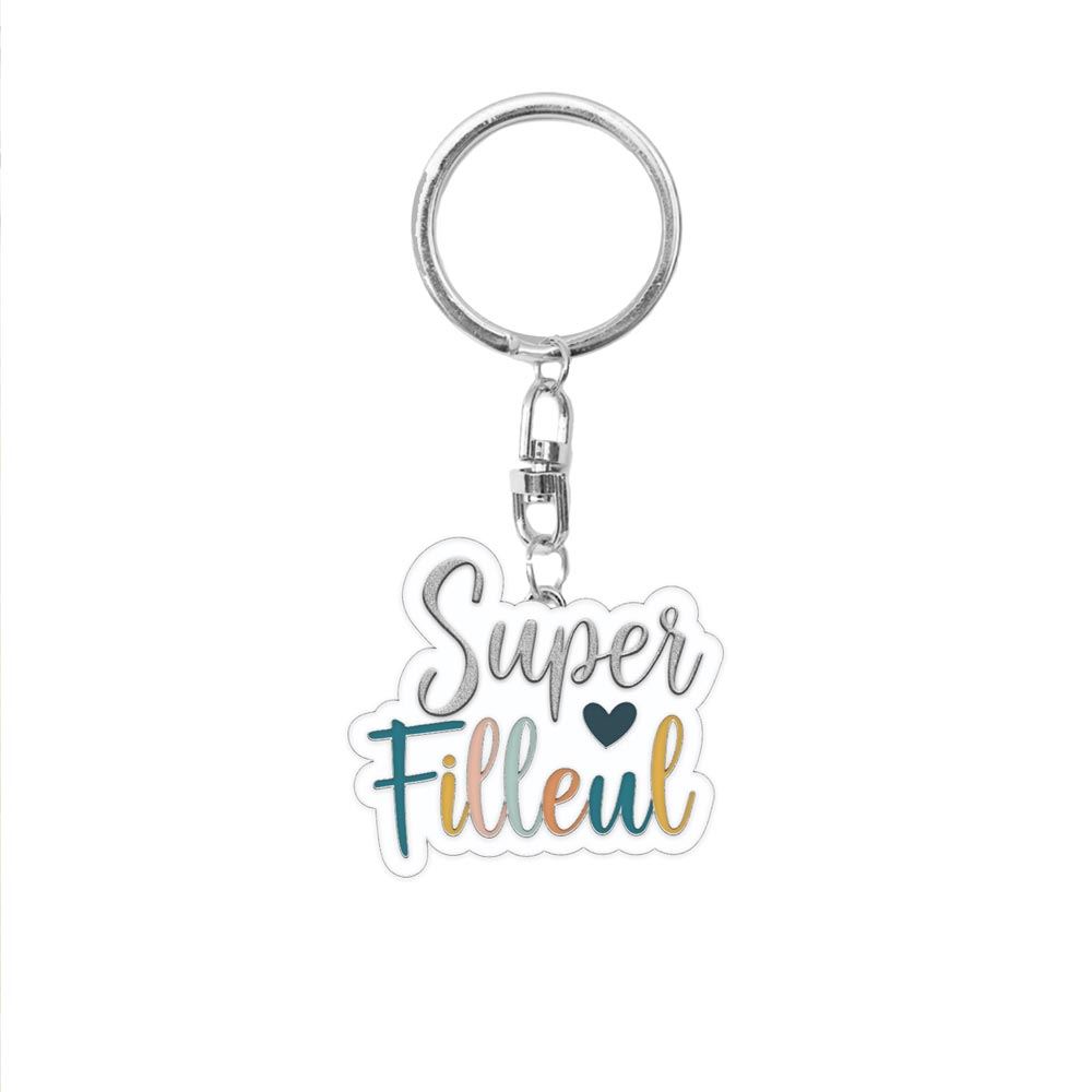 Porte cle "super filleul"