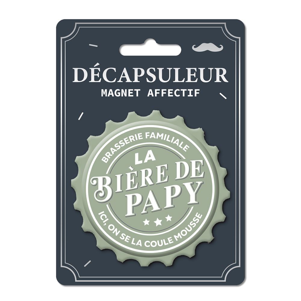 Decapsuleur "la biere de papy"