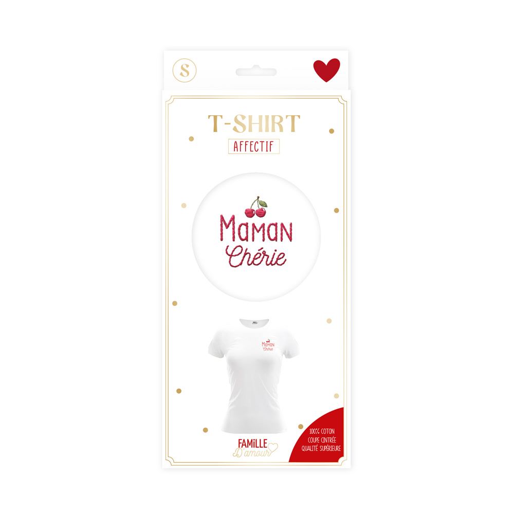 T shirt "maman cherie" taille s