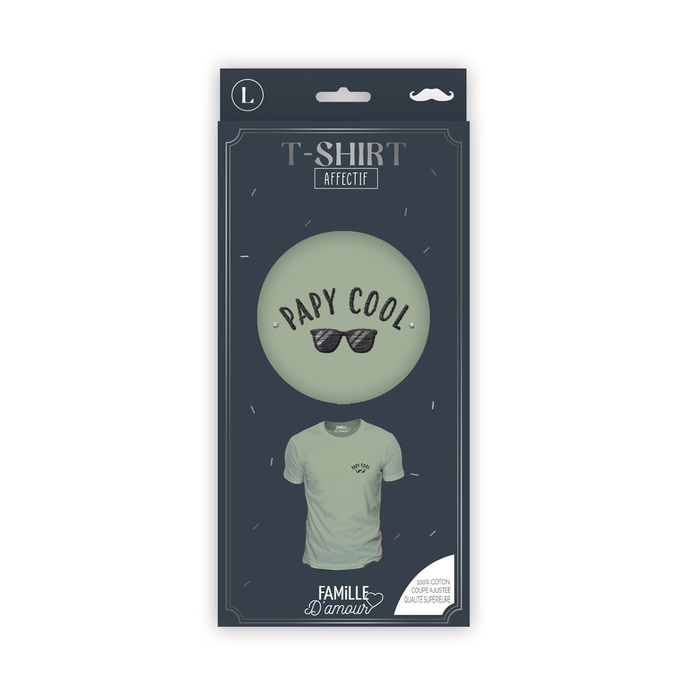 T shirt "papy cool" taille l