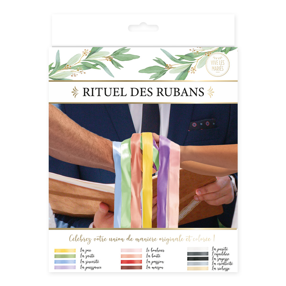 Rituel des rubans mariage