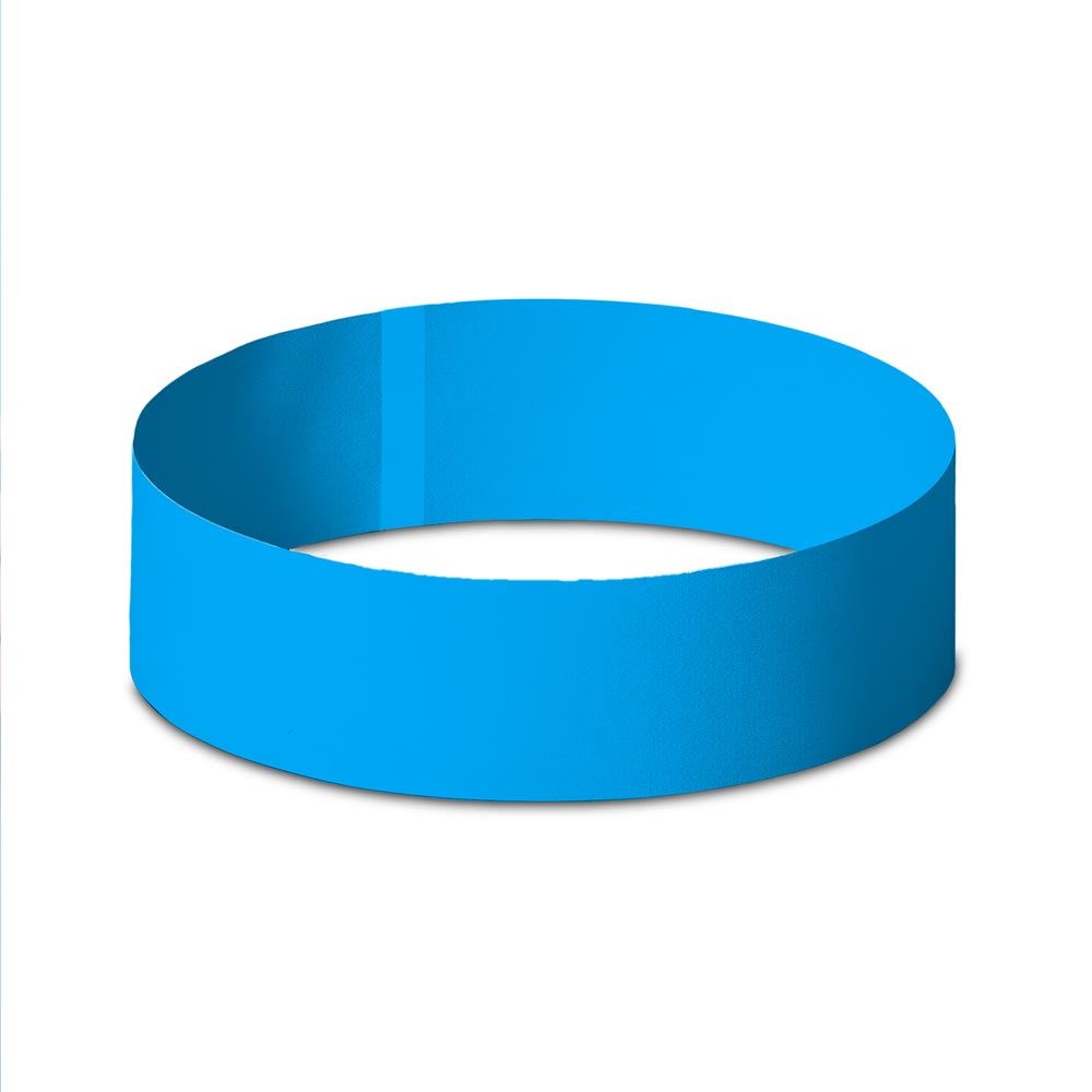 Pack 50 bracelets evenementiels bleus