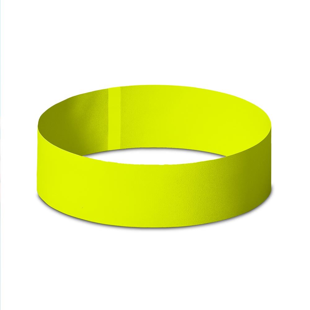 Pack 50 bracelets evenementiels jaunes