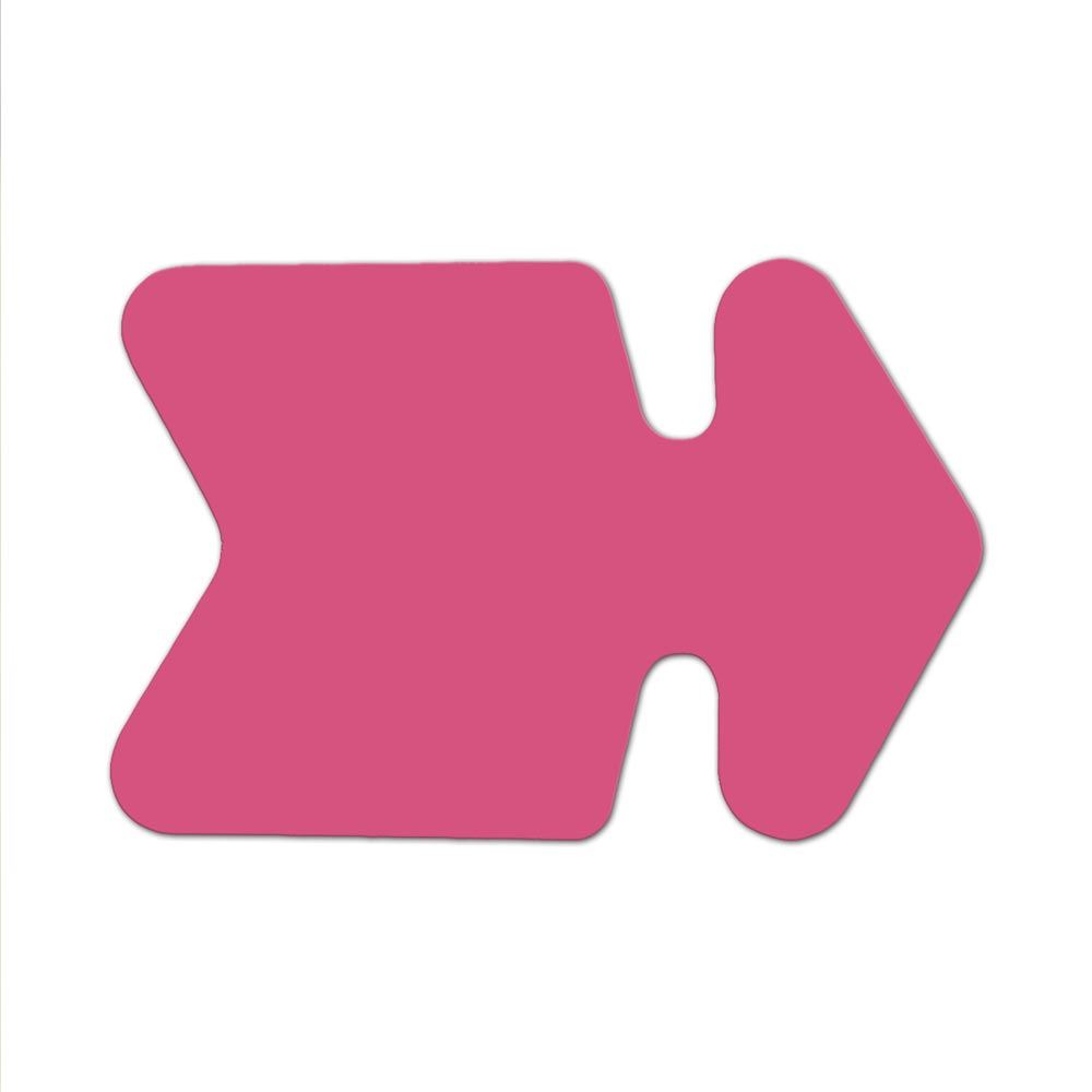 Pack 10 fleches indicatives roses