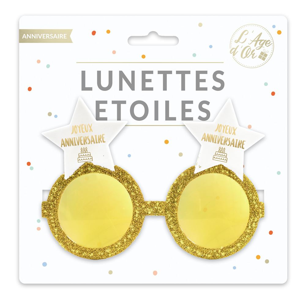 Lunettes etoile anniversaire