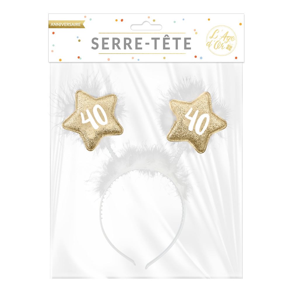 Serre tete etoile 40ans