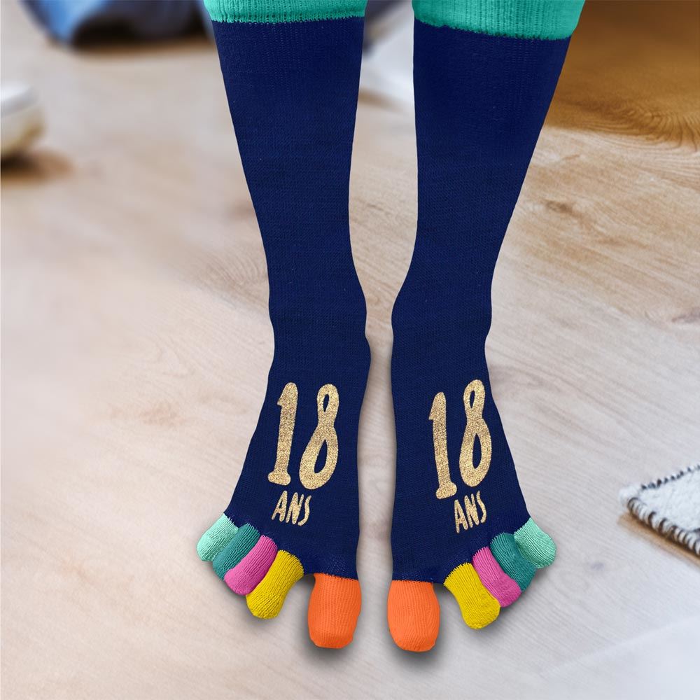 Chaussettes orteils 18 ans multi