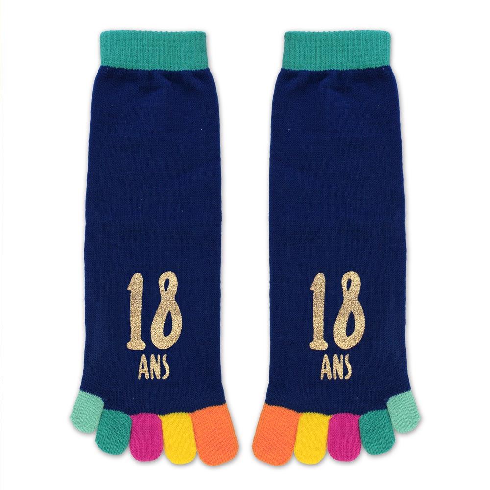 Chaussettes orteils 18 ans multi
