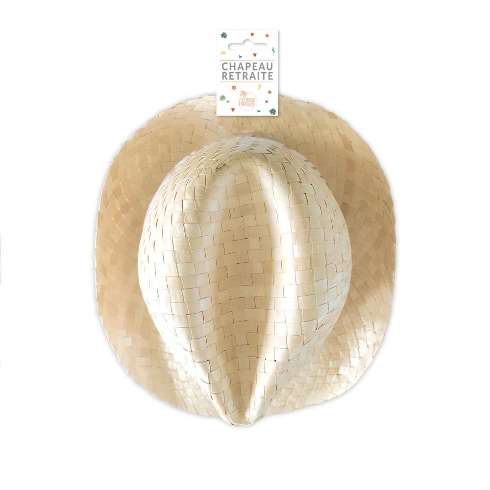 Chapeau paille "retraite"