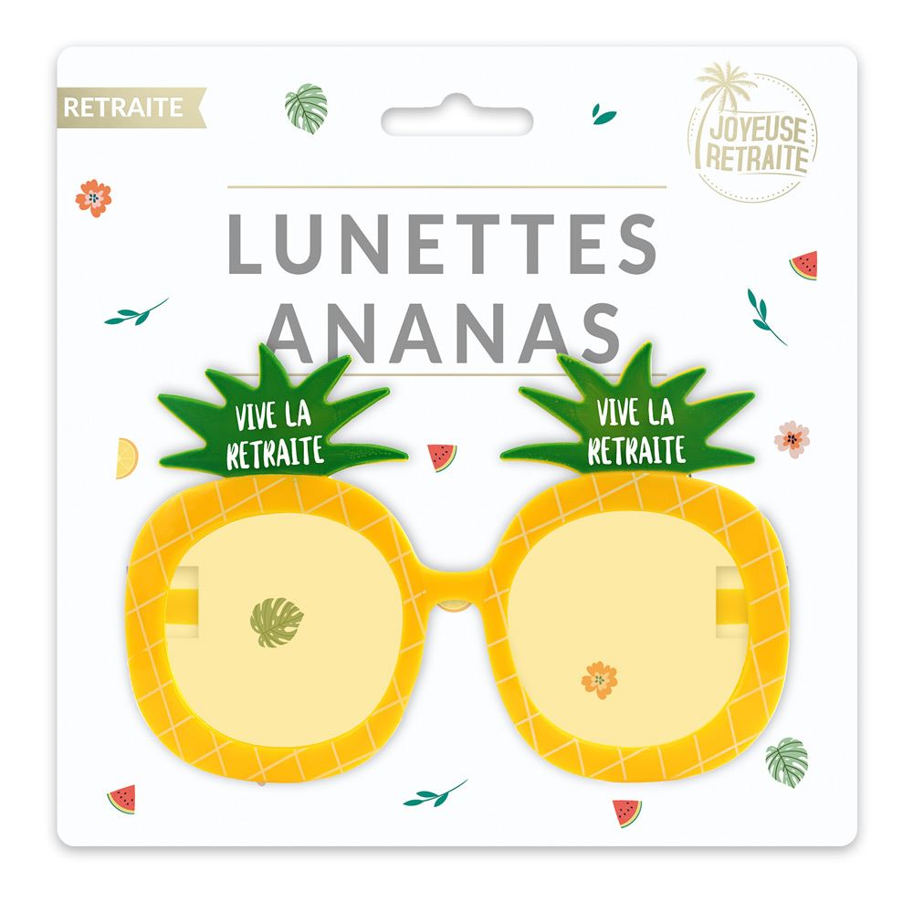 Lunettes "vive la retraite"