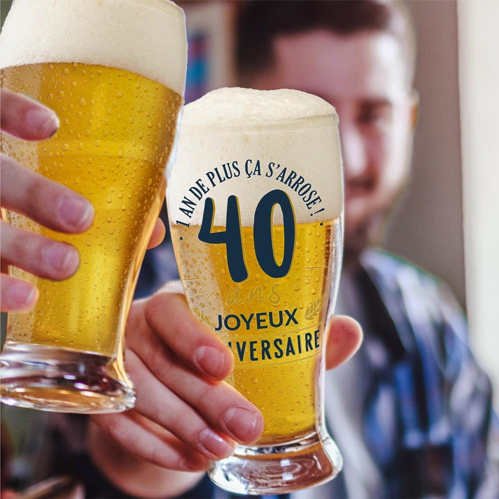 Verre a biere 40aine