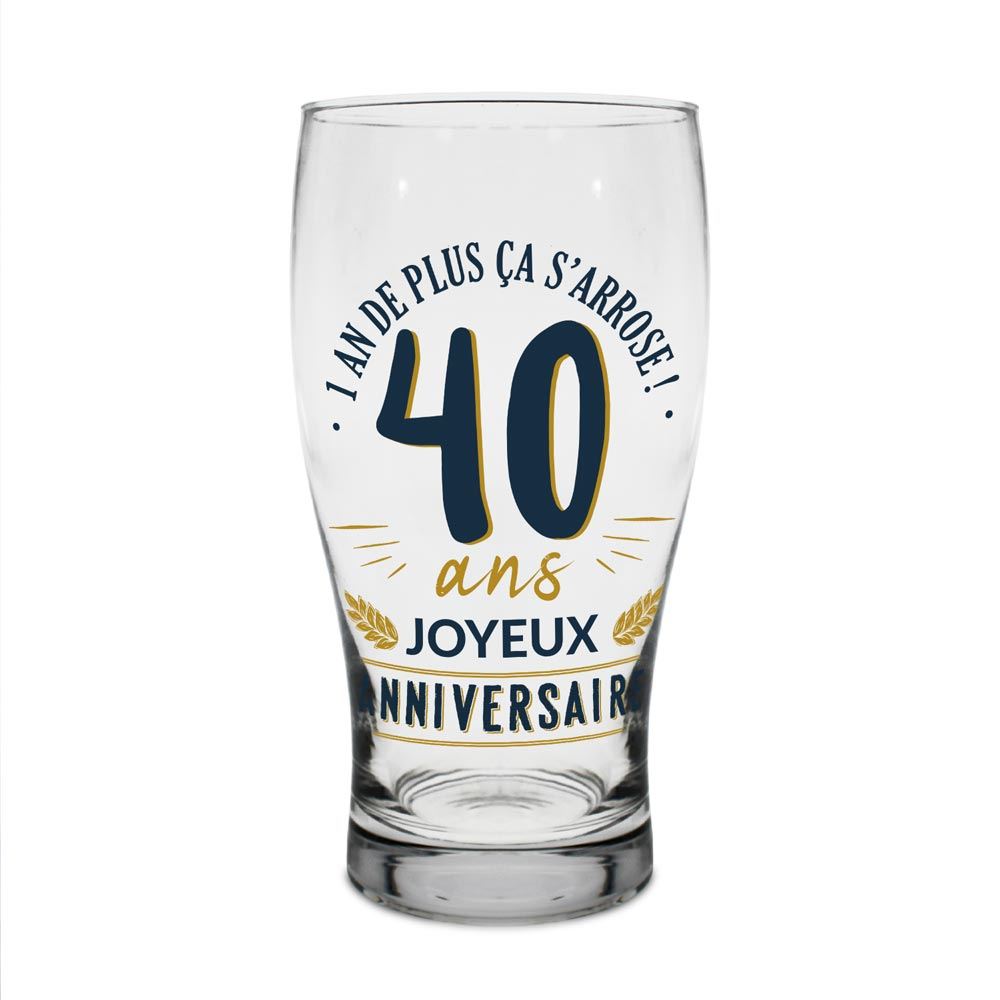 Verre a biere 40aine