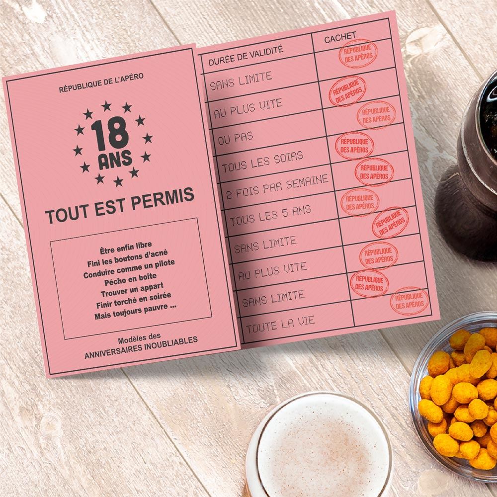 Permis 18ans "tout est permis"