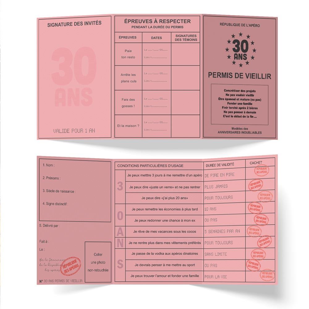 Permis 30ans "permis de vieillir"