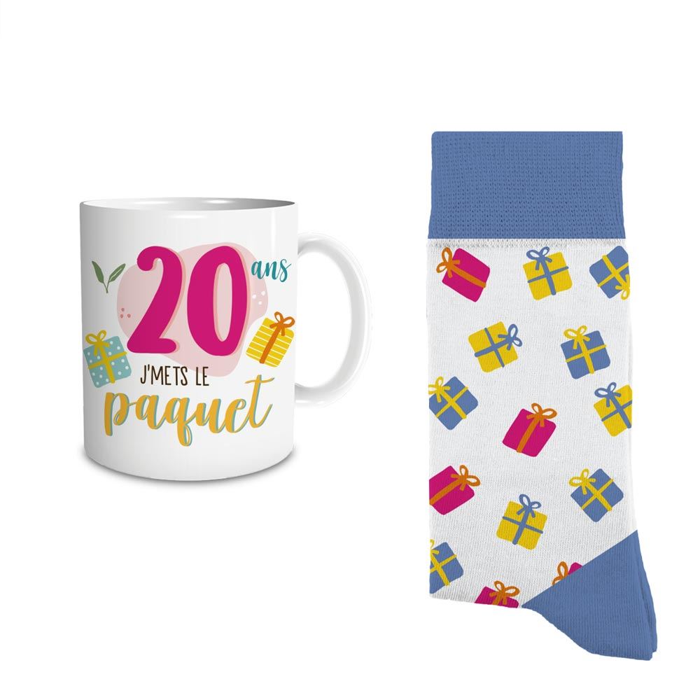 Mug féminin - Cadeau 50 ans l'âge de raison